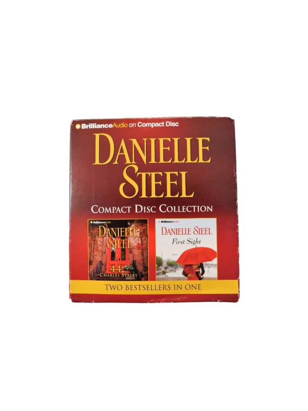 Danielle Steel 44 Charles Street & First Sight Audiobook Bundle Compact Discs